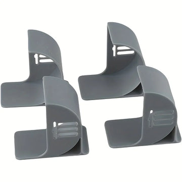 supports rangement cuisine adhésifs blanc gris moderne minimalistes rouleaux film plastique aluminium sacs poubelles