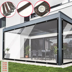 tissu protection transparent marron maille fine moderne 2x2m 2x3m 3x3m 3x4m 4x4m