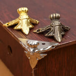 cornières meubles vintage ornées doré argenté ancien inclusion set decoration