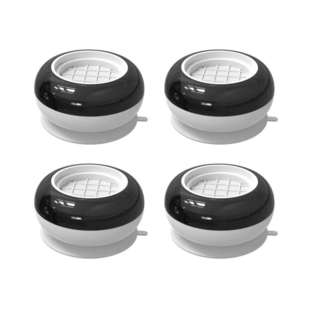 supports machine laver moderne vert blanc antivibration suction rondements grilles matière plastique