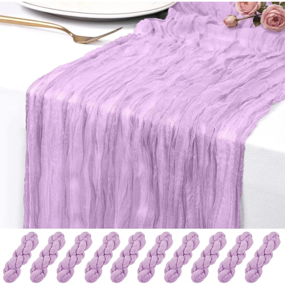 serviettes table plissées vert pastel réutilisables maison mariage festives modernes
