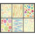 serviettes cuisine réutilisables imprimées fleurs oiseaux papillons vert blanc orange rouge bleu jaune pastorales