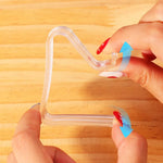 clips table transparents plastique moderne clips antidérapants nappe restaurant
