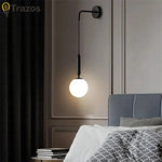 lampe suspension moderne or blanc noir sphérique brillante éclairage chambre salon étude entrée