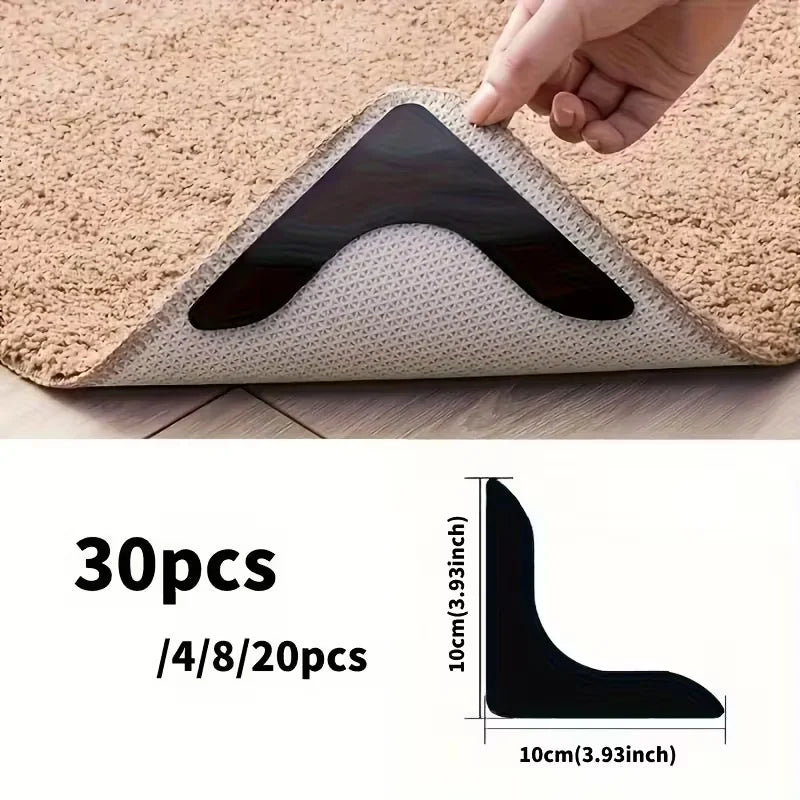 tapis gris moderne adhésifs antidérapants 10cm 10cm pack 20 30 pièces
