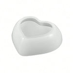 set rangement moderne rose boite bijoux couvercle bol coeur plateau ovale stripe.storage