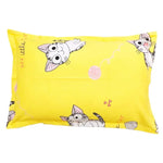 taies d'oreiller bébé 100% coton dessin animé étoiles feuilles moderne gris blanc jaune rose