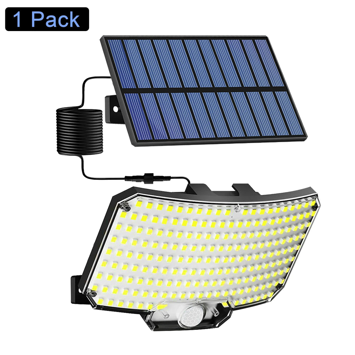 projecteurs solaires détecteur mouvement panneau solaire led noir bleu blanc moderne clipsextérieur sécurité ip65