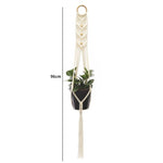 porte plantes suspendus macramé bois boho pots fleurs jardins decoration balcon maison