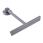 nettoyant vitre poignée longue brosse plate caoutchouc noir gris clips moderne minimaliste