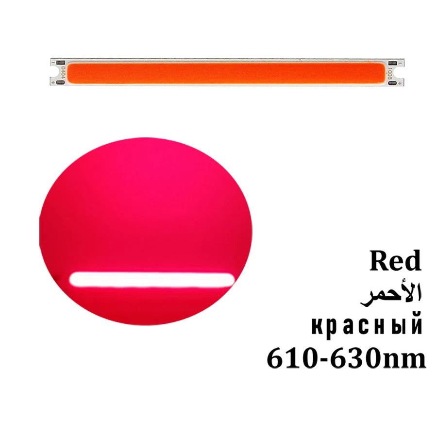 barre led 100x8mm orange verte blanche 5w 12v clips aluminium silicone moderne