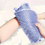 tapis bain texturé picots bleu lavande ventouses adhésives utilitaire maison massage pieds cleansing sponge