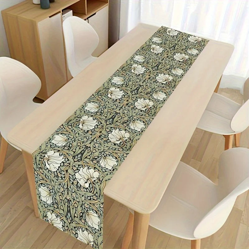 chinois table fleur vert beige lin art nouveau erotique erotique erotique erotique erotique erotique