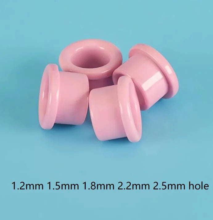 anneaux piercing rose modernes lisses différents diamètres 1.2mm 1.5mm 1.8mm 2.2mm 2.5mm