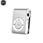 lecteur mp3 portable argent rose noir or bleu métal brillant compact moderne clips