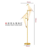 lampe poser or blanc origami moderne interrupteur tactile 10w led 249 2000lm