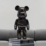 figurine ours multicolore graffiti résine contemporaine décoration intérieur table chambre erotique