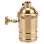 support ampoule vintage bronze cuivre noir argent lisse texturé e26 e27