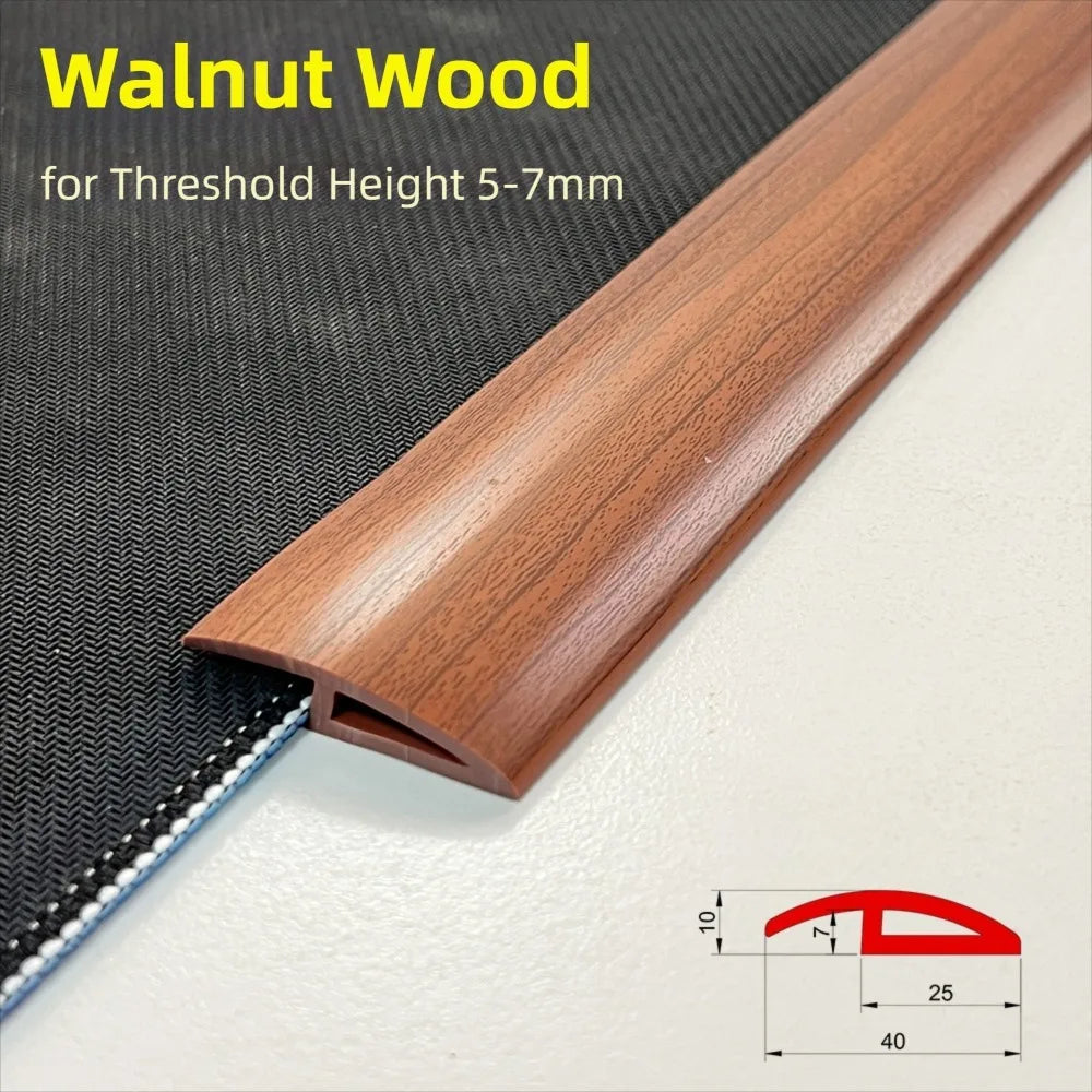 joint seuil pvc marron texture bois naturelle adhésif moderne protection rouge 10mm 40mm 7mm