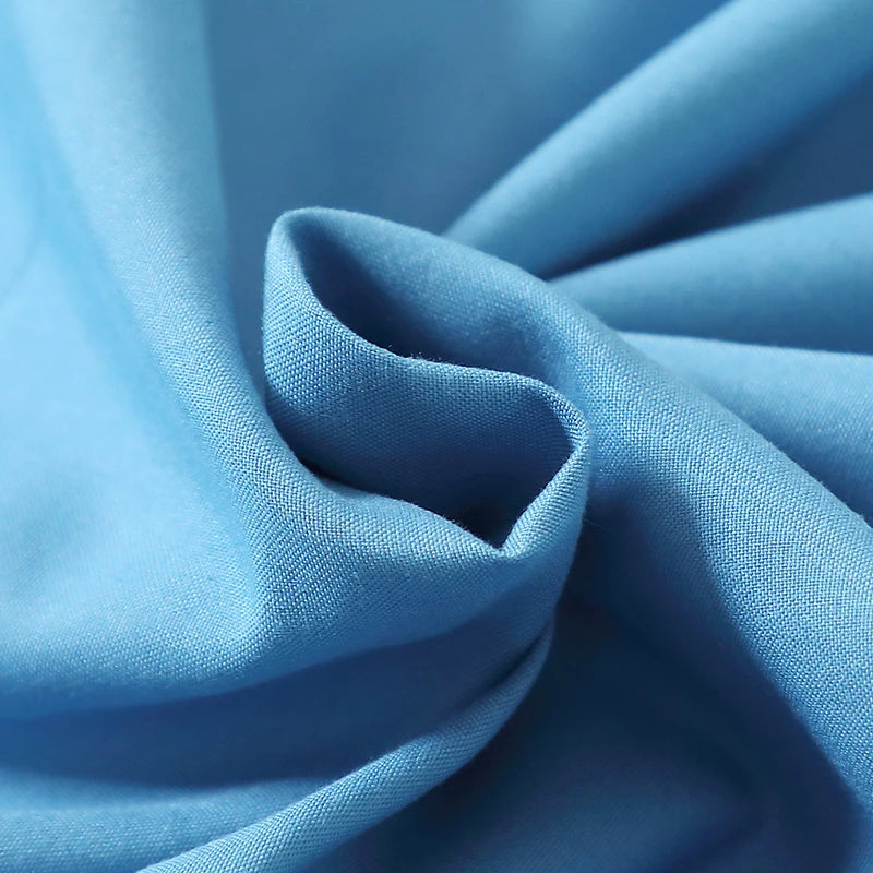 taies d'oreiller rayées bleu clair blanc modernes polyester 40x60 50x65 50x70 50x75 50x90cm