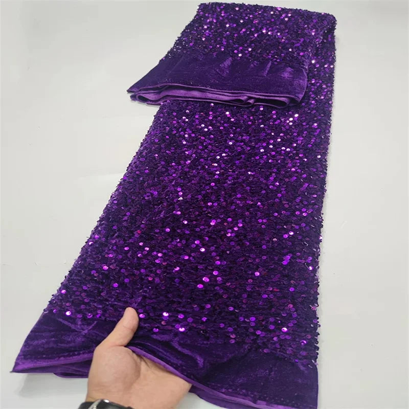écharpe élégante dentelle velours rouge paillettes broderie trois dimensions mariage