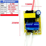 transformateur alimentation led 1w 12w 24v certifié rohs ccceqc circuits imprimés bleu rouge