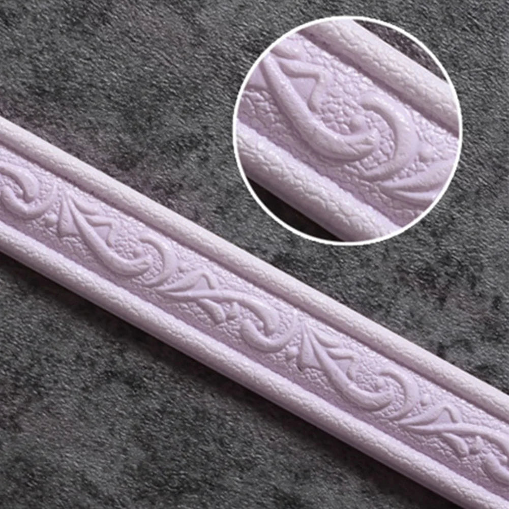 cornières adhésives ornements floraux classiques violet marron beige noir bleuclair gris doré blanc