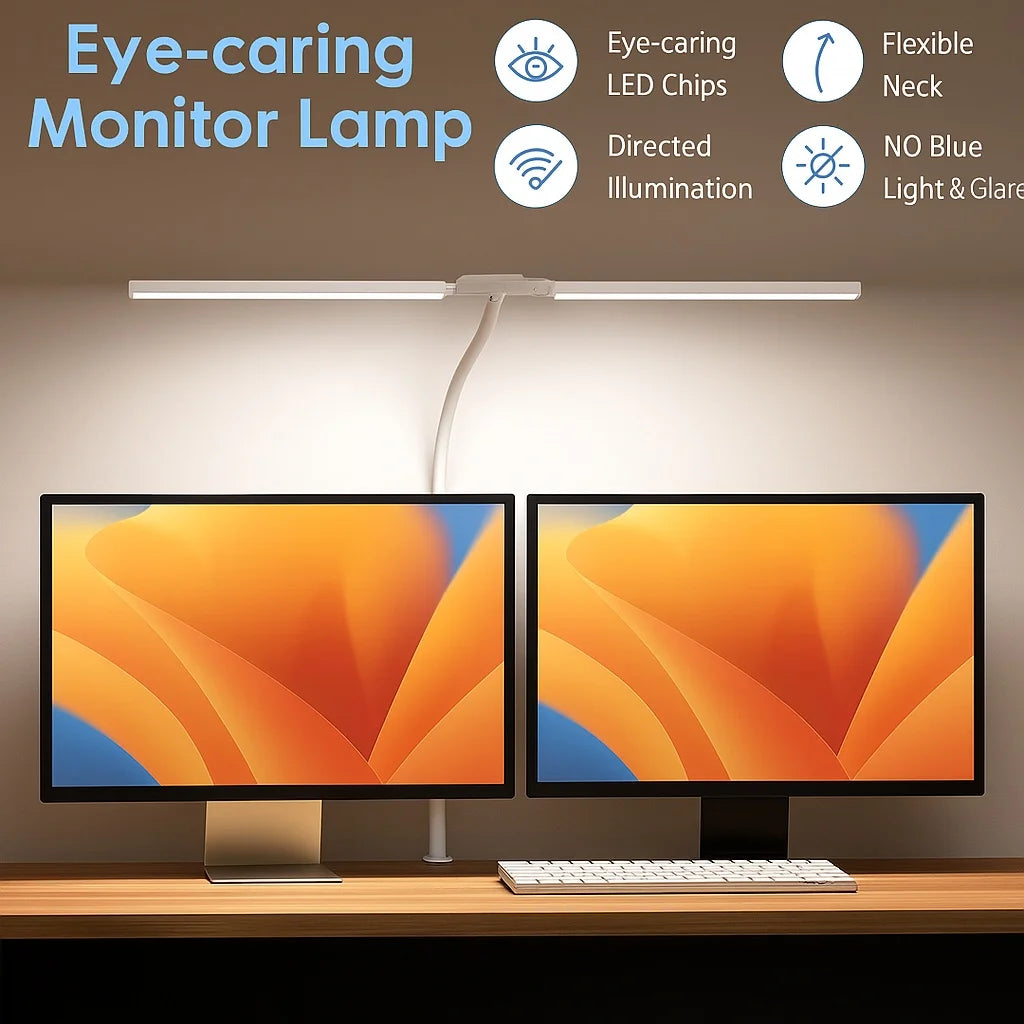 lampe led moderne pince double tête blanc intensité variable télécommande flux lumineux 249 2000