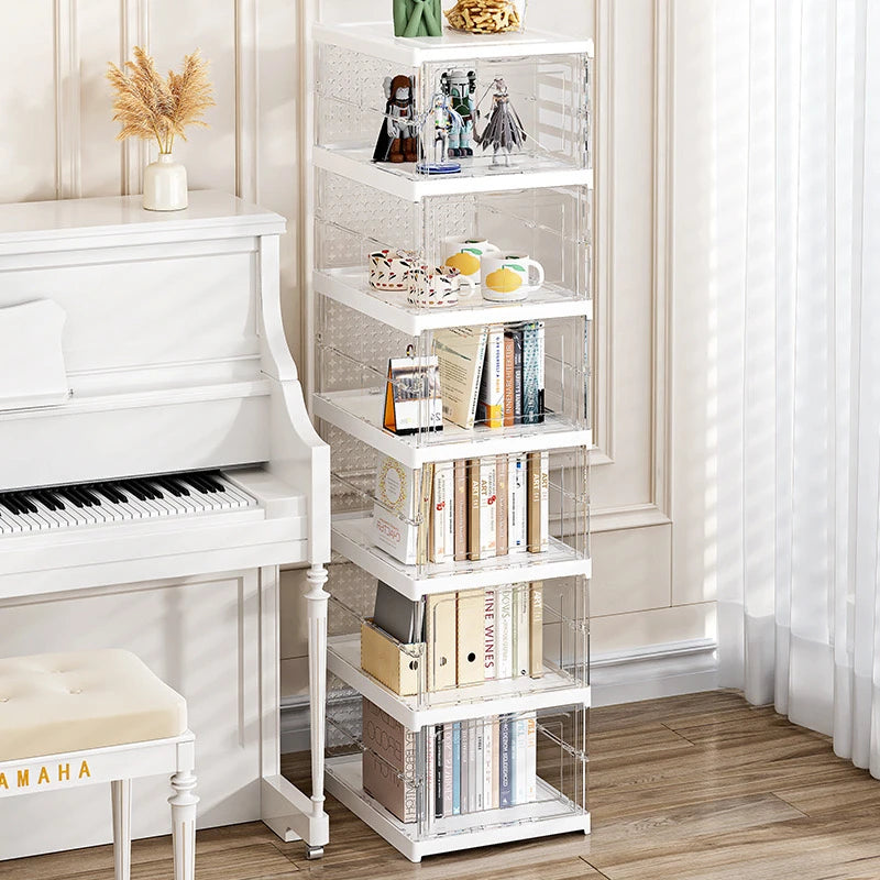 organisateur chaussures pliable transparent moderne étagère niveaux blanc rangement sport placard entrée