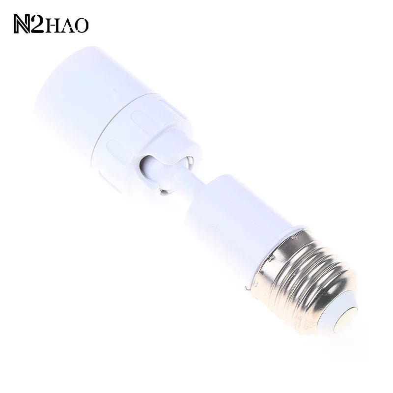 adaptateur led e27 rotation 360 degrés base réglable blanc moderne