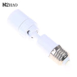 adaptateur led e27 rotation 360 degrés base réglable blanc moderne