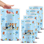kit decoration anniversaire chien bleu assiettes gobelets serviettes guirlande support cupcake decor animaux