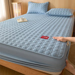 protège matelas imperméable antibactérien antiacariens quilté blanc rose gris beige moderne adhésif