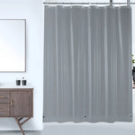 rideau douche transparent moderne aimants lestés blanc gris rose