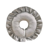 coussin voyage massage tête oreillers relaxation confortable motif floral gris rose violet