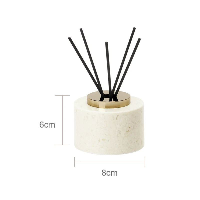 ensemble salle bain marbre blanc doré plateau distributeur savon accessoires