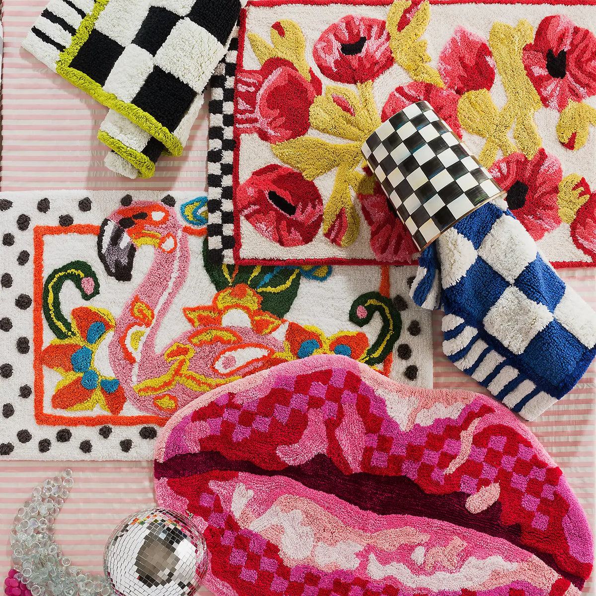 serviettes bain motif floral moderne colorées poissons lèvres absorption rapide douces adultes