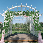 guirlande végétale artificielle feuilles vertes modernes extérieur intérieur décoration mariage fête prénuptiale accrochage simple