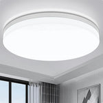 lampe suspendue moderne blanc vis fixée base câble alimentation 15cm 18w 18cm 24w 23cm