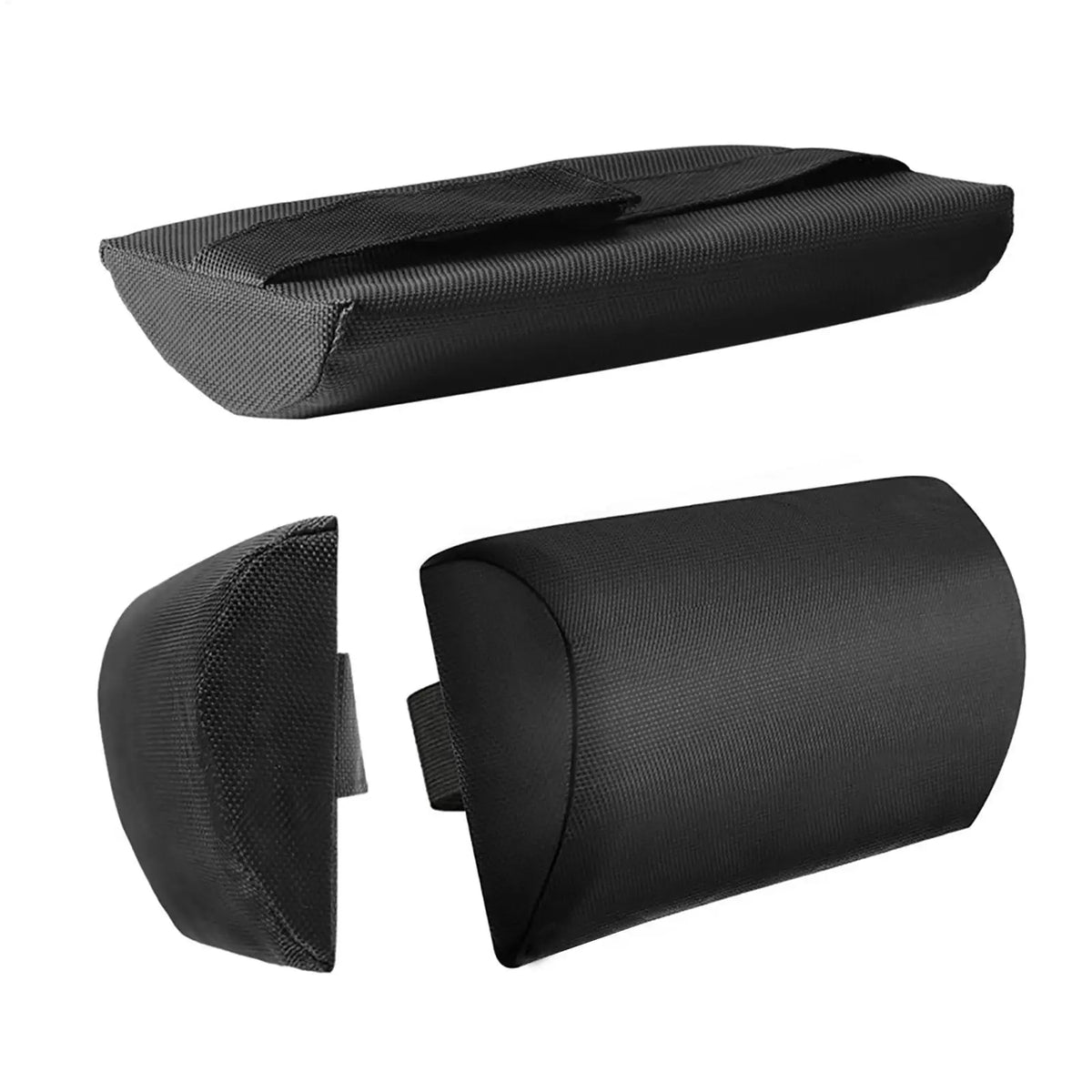 coussin chaise longue noir maille fine élastique moderne repos terrasse camping pause déjeuner polyester