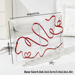 cadre photo transparent moderne clips accessoire photocard cd postales