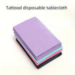 serviettes jetables rose noir bleu clair rayures horizontales simples pack 50 pièces tissu imperméable