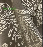 canapé moderne or noir imprimé abstrait coussins matériaux bricolage tissu doux salon