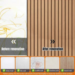 panneau décoratif moderne adhésif marron gris rayures horizontales résistant humidité cuisine chambre enfants étude