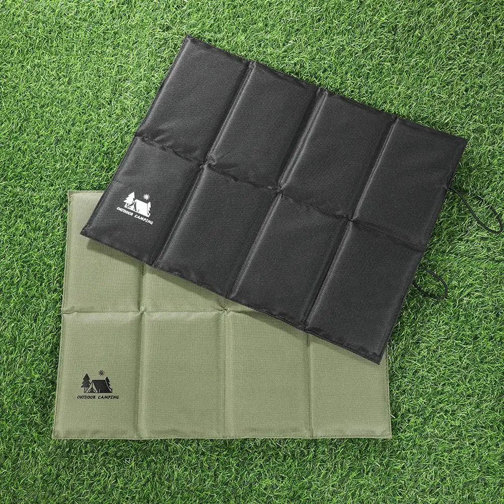 tapis pliable extérieur camping noir vert olive texturé portable fonctionnelOutdoor