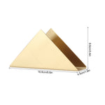 rangement serviettes papier porte doré acier inoxydable moderne brossé mat triangulaire chambre cuisine bain