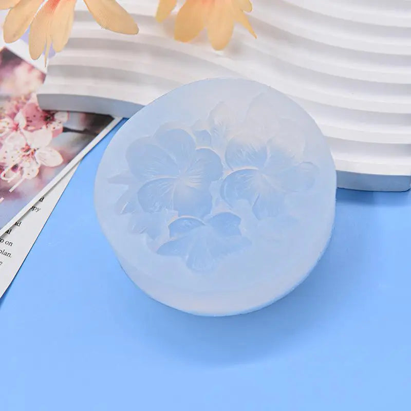 moule silicone gateau deco fleur cupcake gelée bonbons chocolat floral multicolore transparent