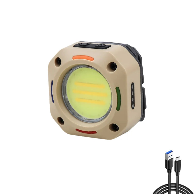 lampe frontale led tactique rechargeable bande élastique clip casquette trépied inclusécran affichage