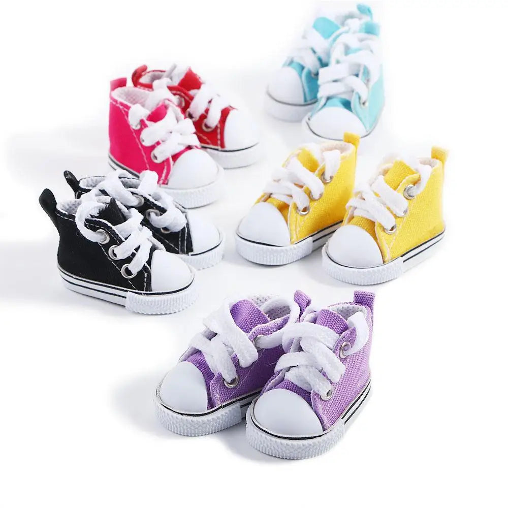 chaussures bébé violet noir blanc rouge bleu jaune toile coton classique lacets 5cm