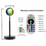 lampe table led noir télécommande batteries aaa changeantes modernes translucentes selfies